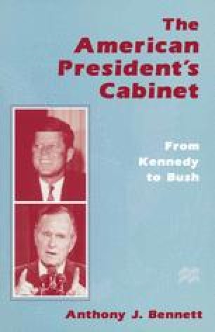 The Cabinet And The Executive Office Of The President Springerlink