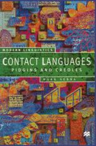 pidgins and creoles deutsch