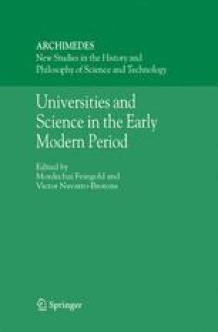 The Cultivation Of Astronomy In Spanish Universities In The Latter Half Of The 16th Century Springerlink