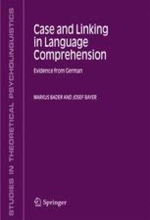 comprehension linking language case