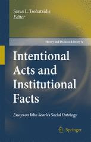 Collective Intentionality, Norms and Institutions