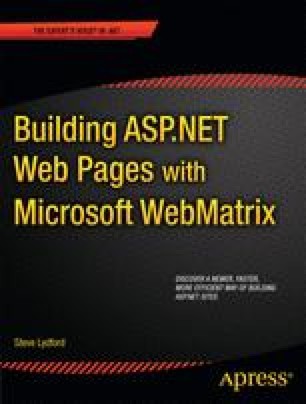 add counter to web page using microsoft webmatrix 3