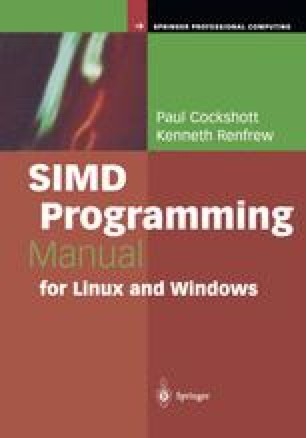 SIMD Programming Manual For Linux And Windows Springer Professional
Computing