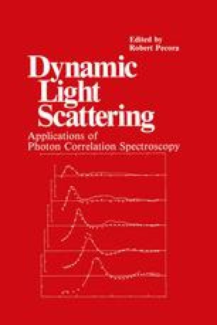 viscosity by dynamic light scattering viscosity by dynamic light scattering