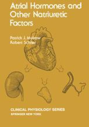 Physiological Actions of Atrial Natriuretic Factor | SpringerLink