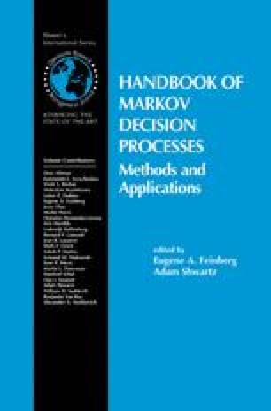 Applications Of Markov Decision Processes In Communication Networks Springerlink
