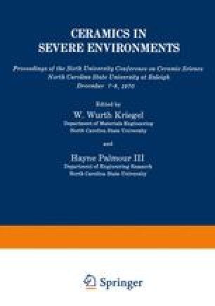 Ceramics In Severe Environments Springerlink