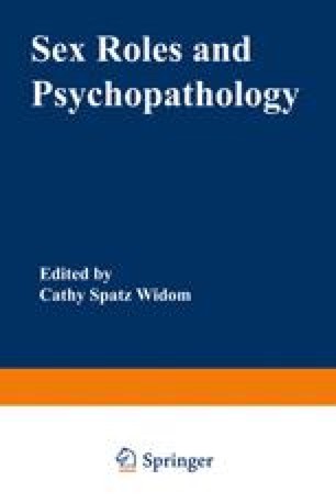 Sex Role Stereotypes And The Epidemiology Of Child Psychopathology