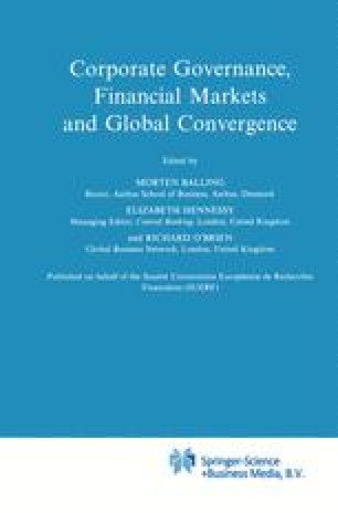 The Role Of Institutional Investors In The Corporate Governance Of ...