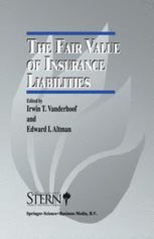 Fair Valuation Of Life Insurance Company Liabilities Springerlink