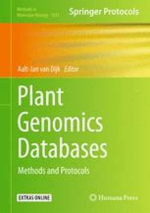 Plant Genome Database Japan Pgdbj Springerlink