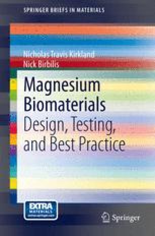 Introduction To Magnesium Biomaterials Springerlink