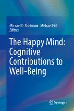 Introduction To The Happy Mind Cognitive Contributions To Well