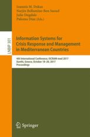 Information Systems for Crisis Response and Management in Mediterranean  Countries | SpringerLink