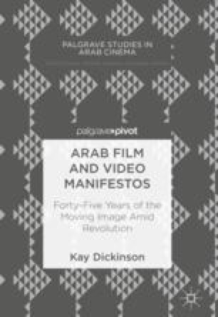 The Naksa S New Cinema New Cinema Group Manifesto Of New Cinema In Egypt 1968 Springerlink