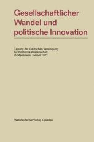 Komplexität als Schranke der politischen Planung | SpringerLink
