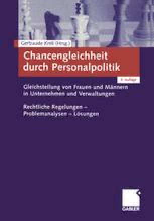 Chancengleichheit durch Personalpolitik | SpringerLink