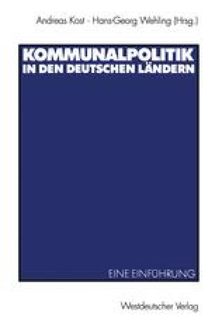 Die Kommunale Finanzverfassung In Deutschland | SpringerLink