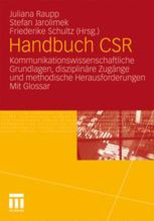 Corporate Social Responsibility In Wirtschaftsethischen Perspektiven Springerlink