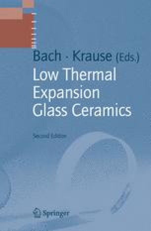 Zerodur 174 A Low Thermal Expansion Glass Ceramic For