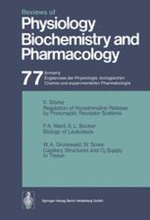 Reviews of Physiology, Biochemistry and Pharmacology 156