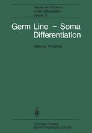 The Differentiation Of Germ And Somatic Cell Lines In