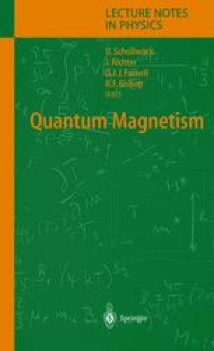 Quantum Magnetism | SpringerLink