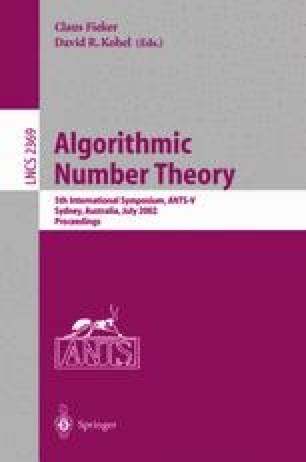 Algorithmic Number Theory