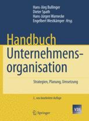 Grundlagen Der Organisationsgestaltung Springerlink
