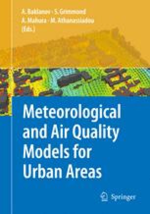 Meteorological and Air Quality Models for Urban Areas | SpringerLink
