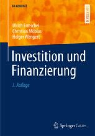 Grundlagen der Investition und Finanzierung | SpringerLink