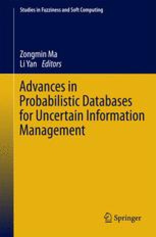 Uncertain Data Representations Query Processing And