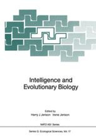 Intelligence And Natural Selection Springerlink