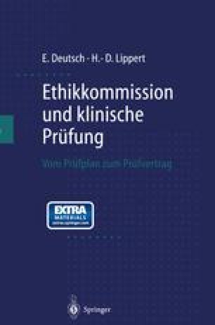 Ethikkommission Und Klinische Prufung Springerlink