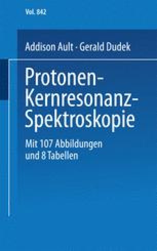 Protonen-Kernresonanz-Spektroskopie | SpringerLink