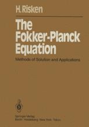 Solutions Of The Kramers Equation Springerlink