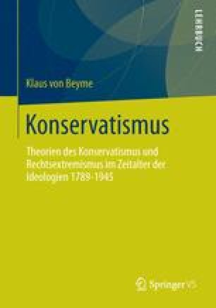 Konservative Theorie Gegen Die Franzosische Revolution Springerlink