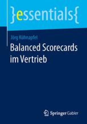 Balanced Scorecard Als F 252 Hrungsinstrument Im Vertrieb