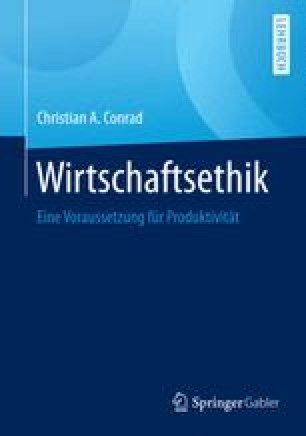 Grundlagen Der Wirtschaftsethik Springerlink