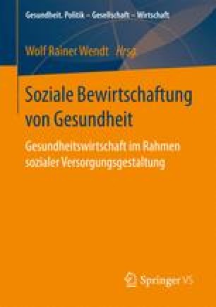 Gesundheitsbezogenes Soziales Wirtschaften Springerlink