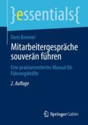 Das Fuhren Von Mitarbeitergesprachen Springerlink