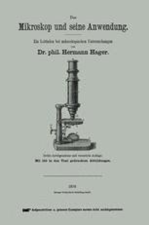 Das Mikroskop und seine Anwendung | SpringerLink