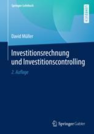 Investitionsrechnung Und Investitionscontrolling Springerlink