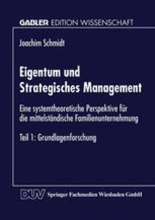 Grundlagenforschung Der Theorie Der Einbindung Des Eigentumsystems