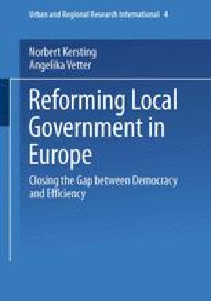 Local Government Reforms in Germany