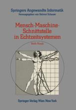 Mensch Maschine Schnittstelle In Echtzeitsystemen Springerlink