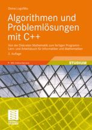 Algorithmen Und Problemlosungen Mit C Springerlink
