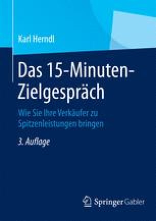 Das 15 Minuten Zielgesprach Springerlink