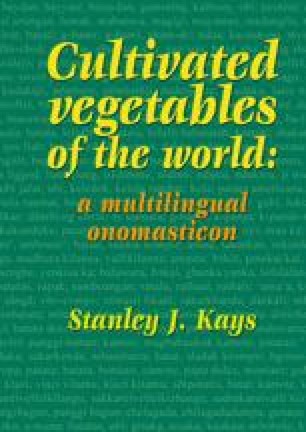 Common Names Of The Cultivated Vegetable Crops Of The World Listed By Division Family Genus And Species Springerlink