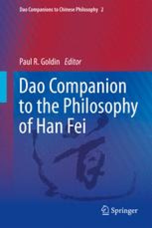 Han Feizi and the Old Master: A Comparative Analysis and 